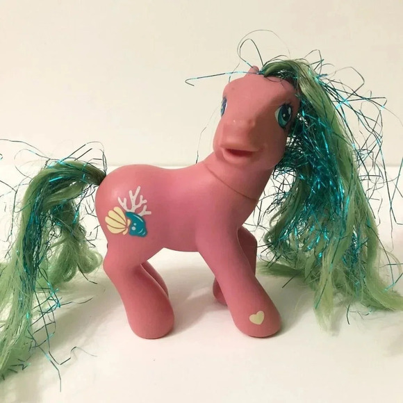 My Little Pony Butterfly Island Shimmer Shell Belle Crystal Lace Pink  Gem TLC - Picture 2 of 15